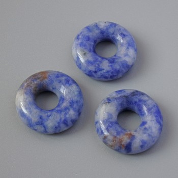 Pandora Bead Sodalite natural stone, diameter 15 x 4.5 mm, hole diameter 5.2 mm+