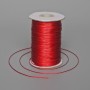 Red Waxed Cord, 1mm Diameter, Spool, 150m Length