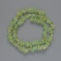 Prehnite Beads, natural stone chips, diameter 6×3 mm ±, length 41 cm on thread