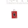 Pendant fittings Ace of Diamonds 11x17mm, pack of 5