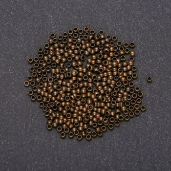 Crimp Fixers 'Zakhypy', diameter 2.5 mm, bronze color 200 g