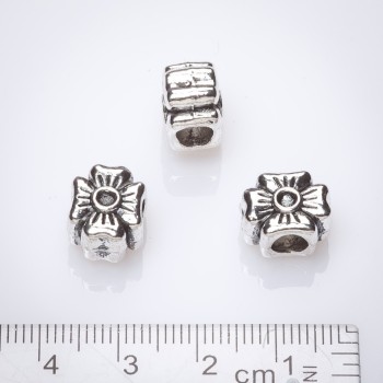 Pandora Bead 'Four-Leaf Clover' (diameter 4 mm) 12×10 mm packaging 20 g ± 7 pcs