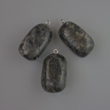 Labradorite pendant, natural stone, diameter 35x17 mm+