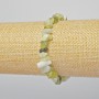 Jadeite Bracelet with Natural Jadeite Chips, 6x4 mm, 18 cm long, on Elastic Cord
