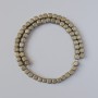 Pyrite Beads, Natural Stone Cube, 6mm Diameter, 40cm Length on Thread