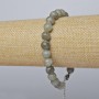 Bracelet Labradorite (pressed) smooth bead, diameter 8 mm, length 19×24 cm +/- (silver clasp)
