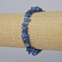 Kianite Bracelet, natural stone chips, diameter 7x3 mm ±, length 18 cm ± (stretch)