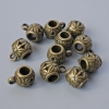 Фурнітура Бейл тримач, діаметр 9х9, 5мм, діаметр отвору 2, 1мм, 4, 4мм, довжина 13мм, фас. 11шт +- бронзовий колір металу
