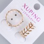 Xuping Earrings, 18x8 mm diameter, 18K gold plating