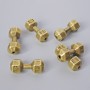 Bead finding 'Dumbbell', diameter 8x19, 5mm ±, pack 6 pcs ± bronze-colored metal