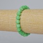 Chrysoprase Bracelet (Synthetic) Smooth Beads, 8 mm Diameter, 18 cm Length ± (Stretch)