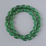 Chrysoprase Beads, Natural Stone, Barrel-shaped, 8x12 mm, Length 39 cm +/- on a beading thread