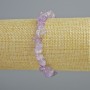 Lavender Amethyst Bracelet, natural stone chips, diameter 8x4 mm ±, length 18 cm ± (stretch)