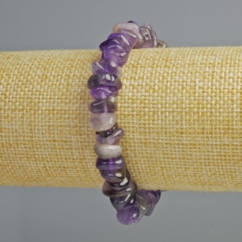 Amethyst Chip Bracelet