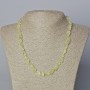 Natural Citrine Quartz Necklace, natural stone, faceted beads, bead size 6x7 mm, length 45–47 cm