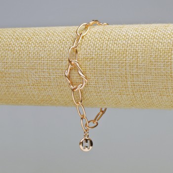 Bracelet Xuping 18K Gold Plating, 6 mm thickness, length 17–20 cm