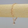 Bracelet Xuping 18K Gold Plating, 6 mm thickness, length 17–20 cm