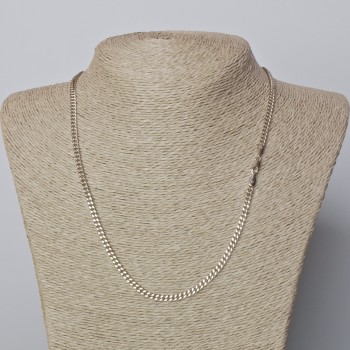 Xuping Rhodium Chain, 3.5 mm thick, 50 cm long