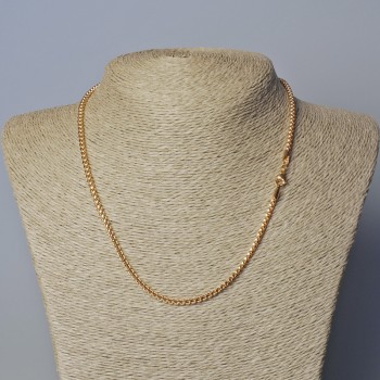 Xuping 18K Gold Plated Chain, 3 mm thick, 44 cm long