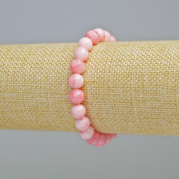 Synthetic Tourmaline Bracelet, 8mm Beads, Stretch