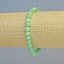 Amazonite bracelet, natural stone, smooth bead, diameter 6mm±, length 18cm+