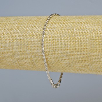 Bracelet Xuping Rhodium, thickness 2.5 mm, length 19 cm