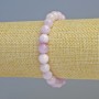 Kunzite Bracelet (synthetic) smooth beads, 8 mm diameter +/- (stretch), length 18 cm+