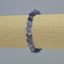 Natural sodalite multifaceted bracelet, diameter 7x8 mm ± (stretch), length 18 cm+