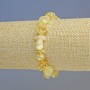 Citrine bracelet with natural stone chips, diameter 8x4 mm ± (stretch), length 18 cm