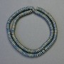 Hematite Rondelle Beads, Green Chameleon Color, 6x2 mm diameter, 42 cm strand