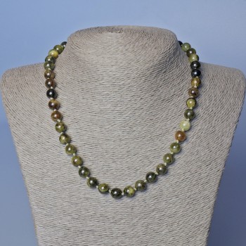 Grossular Beads (Green Garnet) natural stone smooth beads, diameter 6mm±, length 48cm±