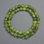 Natural jadeite beads, faceted cubes, 7×7 mm, strand length 37 cm