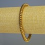 Hematite Rondelle Bracelet, dark gold color, 6x3 mm diameter, 18 cm length, stretch