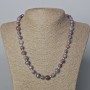 Natural Tourmaline Necklace with Round Polished Beads, 10x10 mm Diameter, 50 cm Length