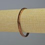 Hematite Bracelet Snake Zigzag Wave Copper Color, bead size 5×4×3 mm, length 18 cm +/- stretch