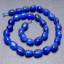 Faceted Synthetic Quartz Beads on Thread, 10x7 mm, 37 cm length +/-
