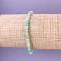 Emerald Bracelet with Faceted Cubes, 4x4 mm