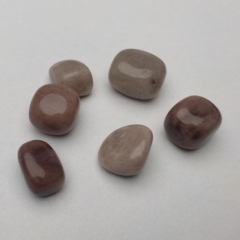 Souvenir natural Rhodochrosite stone, faceted 22x17 mm (+-), packaging 100 g