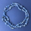 Kyanite chip beads 6-10×2-5 mm on thread, length 80 cm+