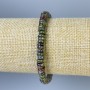 Dragon's Blood Jasper Bracelet – rondelle beads, 6x2 mm, length 18 cm, stretch