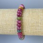 Tourmaline Rondelle Bracelet, 8x5 mm, length 18 cm, stretch