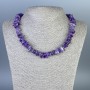 Amethyst Chip Necklace 10–13×2–4 mm, 45 cm long, with a clasp