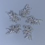 Pendant findings Cupid, silver color, dimensions 23×14×3 mm ± hole Ø 2.5 mm ± packaging 20 g (~12 pcs)