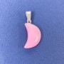 Moon Pendant Tourmaline (toned stone) 11x18x5x28 mm+