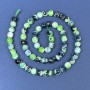Agate Beads on Thread, Faceted Beads, 6mm Diameter ±, Length 37cm ±