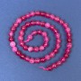 Tourmaline Beads on Thread, Smooth Spheres, 6.5 mm Diameter, 38 cm Length