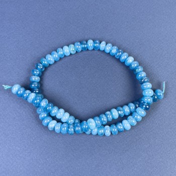 Apatite Rondelle Beads 8x5mm on Thread, Length 38 cm+