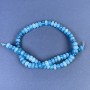 Apatite Rondelle Beads 8x5mm on Thread, Length 38 cm+