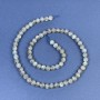 Labradorite Beads, Smooth Ball 5mm ± on Thread, Length 40 cm ±