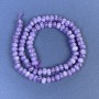Lepidolite Rondelle Beads 6x4mm +/- on Thread, Length 38 cm